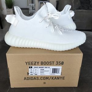 NWT Yeezy Triple Whites V2